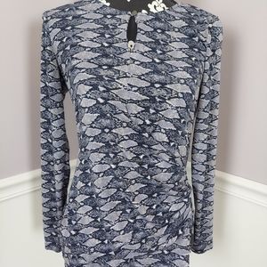 Daisy Fuentes Snake print blouse